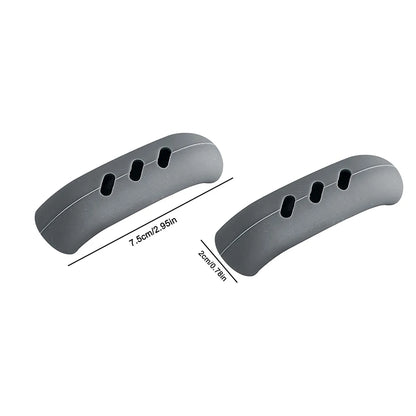 2 Pack Silicone Pan Handle Covers – Heat Resistant Grip Sleeves