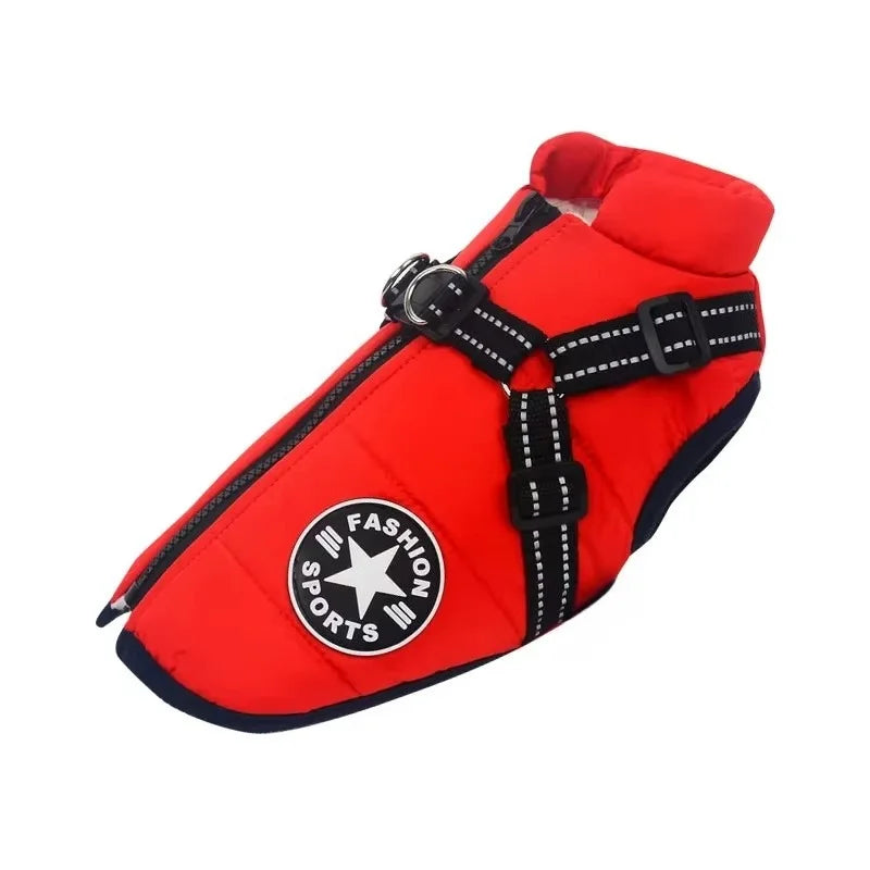 Waterproof Dog Jacket – Warm Winter Coat for Large and Small Dogs