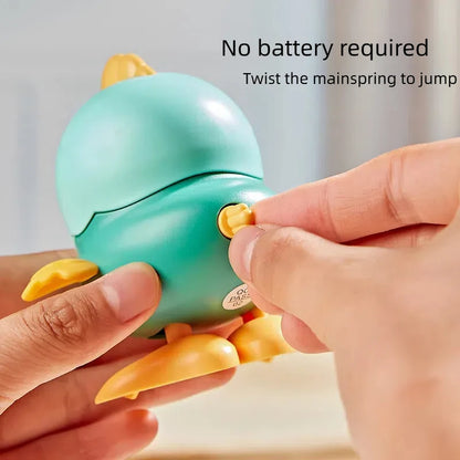 Colorful Wind Up Chick Toy with Crawling and Swinging Action