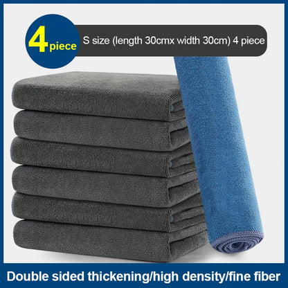 Microfiber Car Cleaning Towel Soft Double Layer Drying Cloth