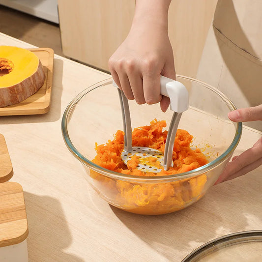 Manual Potato Masher with Non-Slip Handle – Vegetable Kitchen Tool