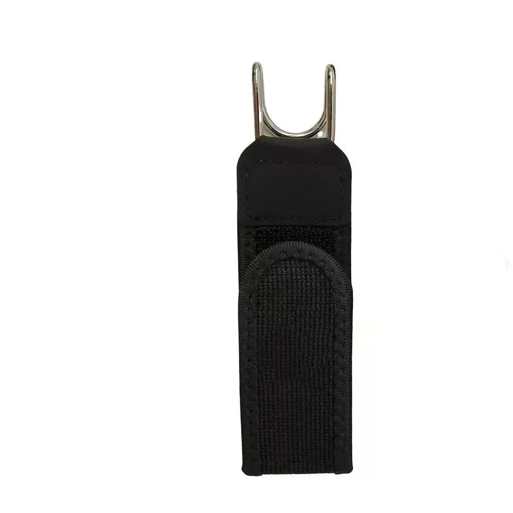 Adjustable Waistband Buckle with Elastic Strap and Metal Hooks