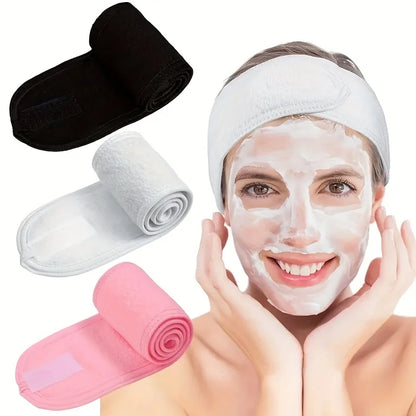 Adjustable Spa Headband for Makeup, Face Wash, Yoga & Shower