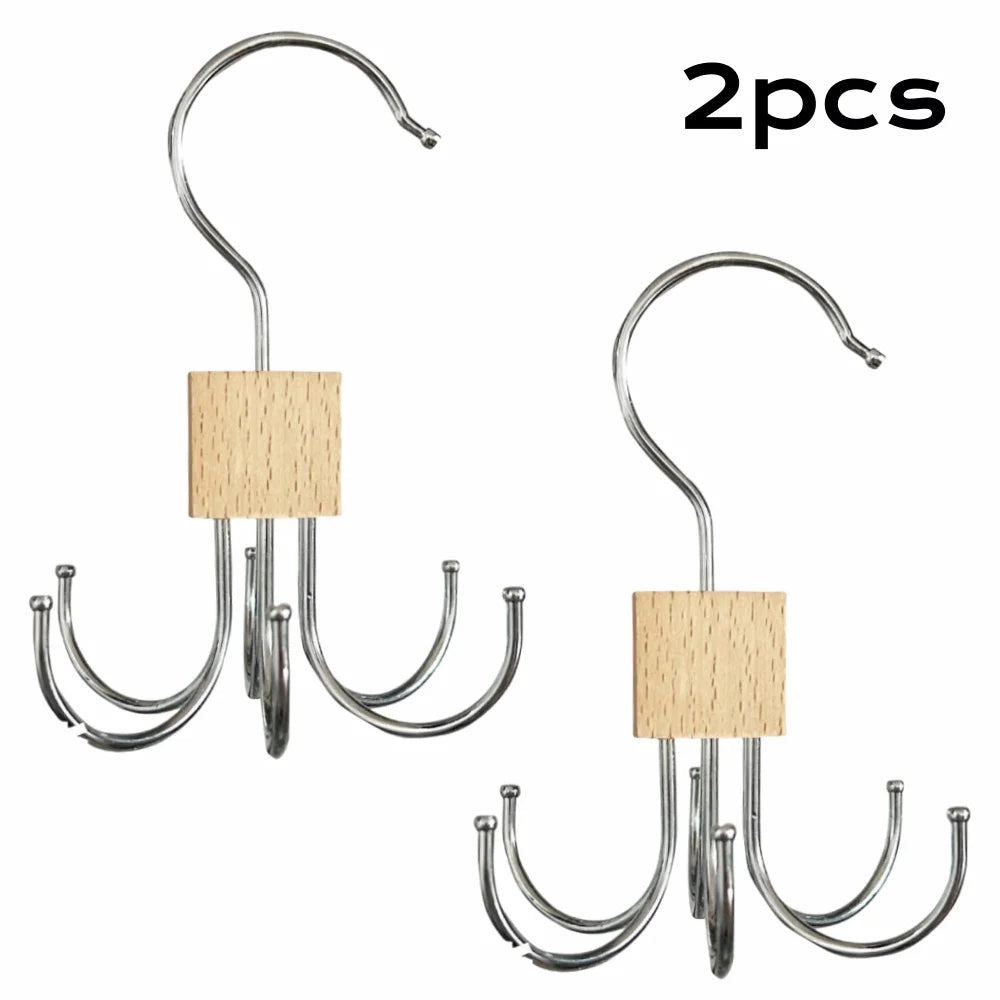 Rotating Storage Hanger – 360° Multi Hook Closet Organizer