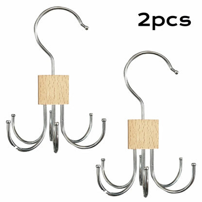 Rotating Storage Hanger – 360° Multi Hook Closet Organizer