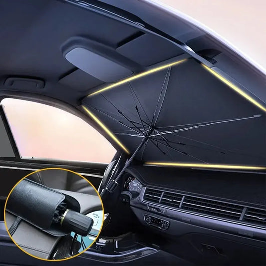 Car Windshield Sunshade Umbrella for Front Window Protection