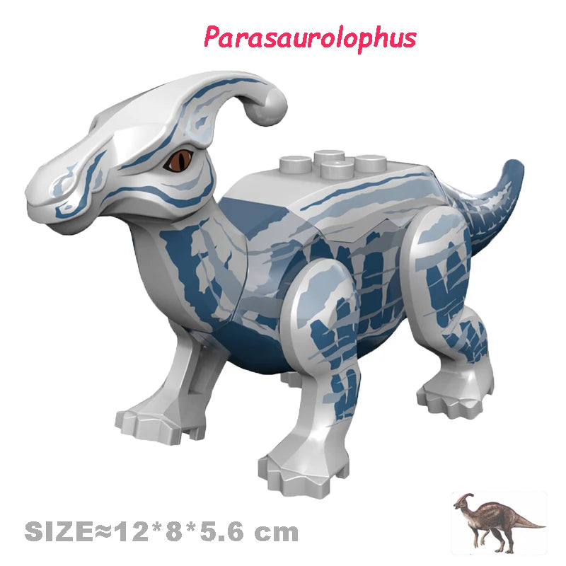 Cool Jurassic Dinosaurs World Velociraptor Triceratops Indominus T-Rex Model Assemble Building Blocks Toys For Children Boy Gift