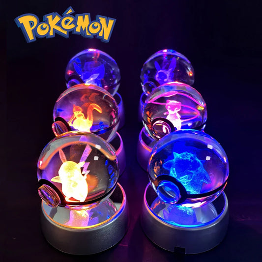 Crystal Ball Night Light, 50mm Glass LED Decorative Lamp
