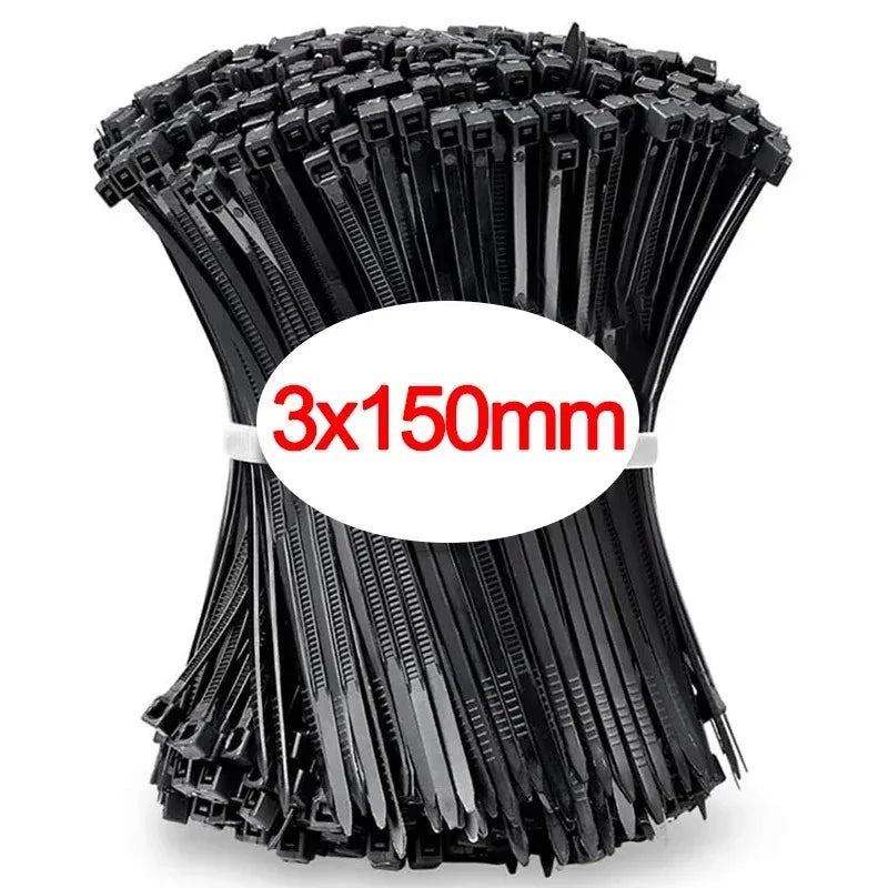 Nylon Cable Ties Self Locking Zip Ties for Cable Management
