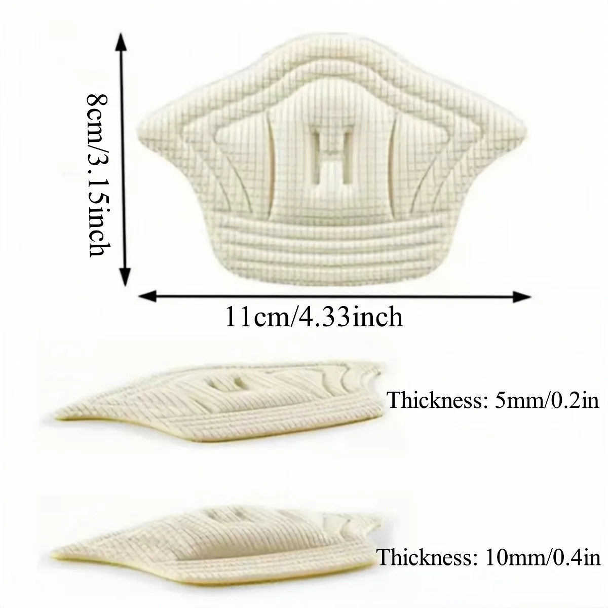 Heel Pads for Shoes – Adjustable Adhesive Heel Grip Protectors