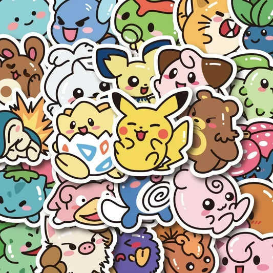 Anime Stickers 50PCS Kawaii Waterproof PVC Decals