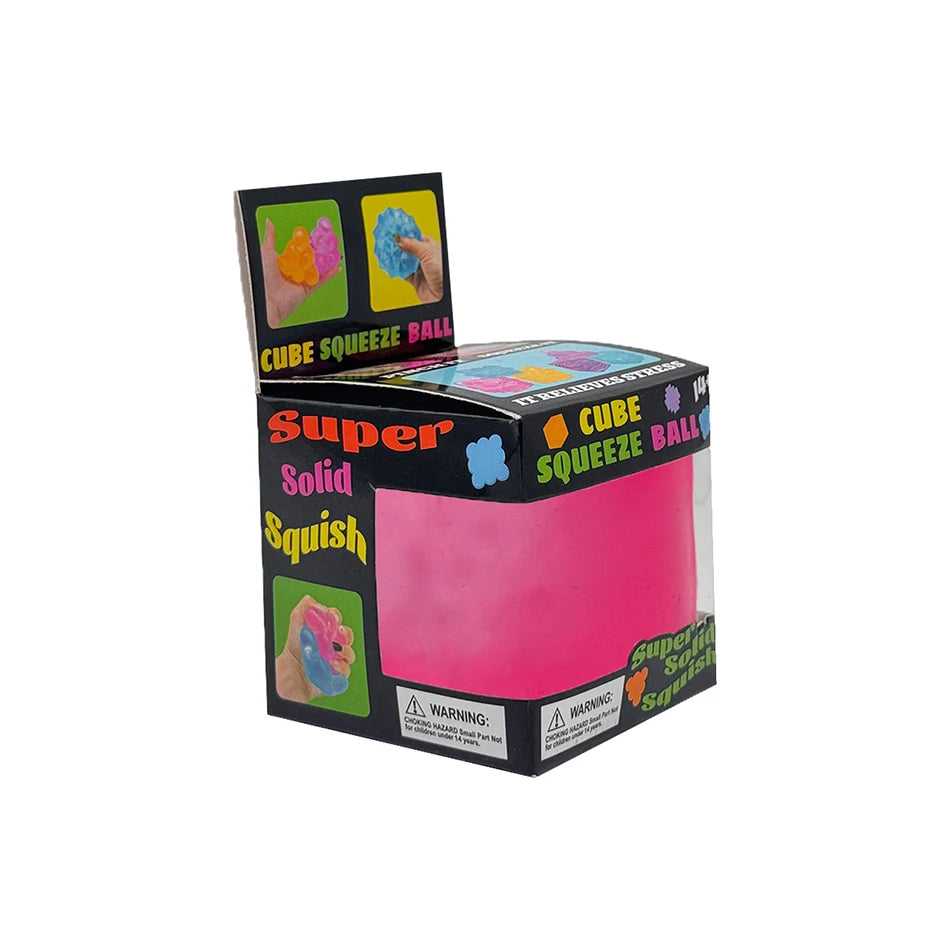 Slow Rising Fidget Cube – Soft Sensory Desk Toy for Adults & Teens