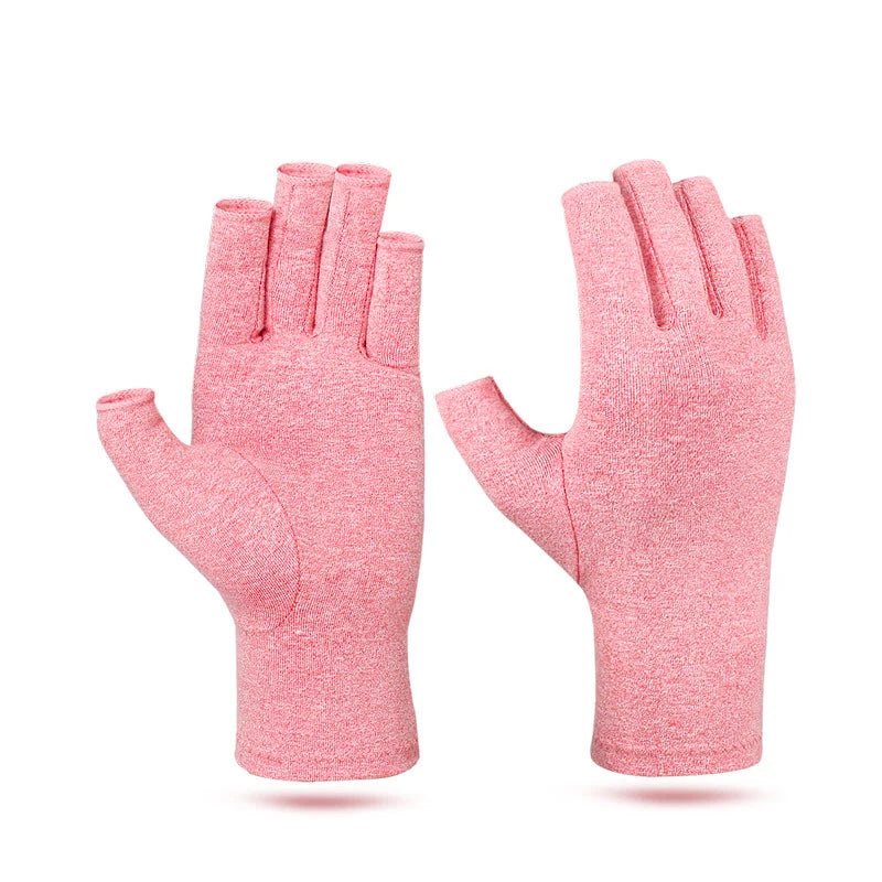 Fingerless Compression Gloves for Hand Support and Sports