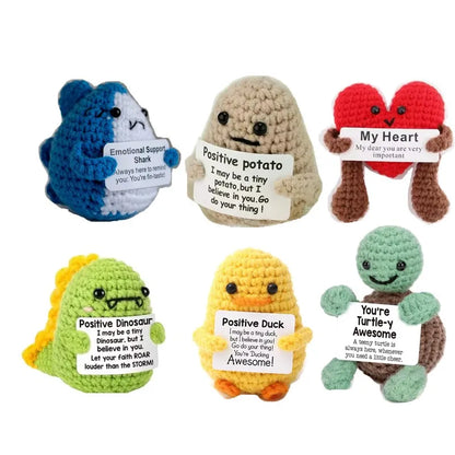 Crochet Plush Doll Potato Hug Pocket Mini Handmade Gift