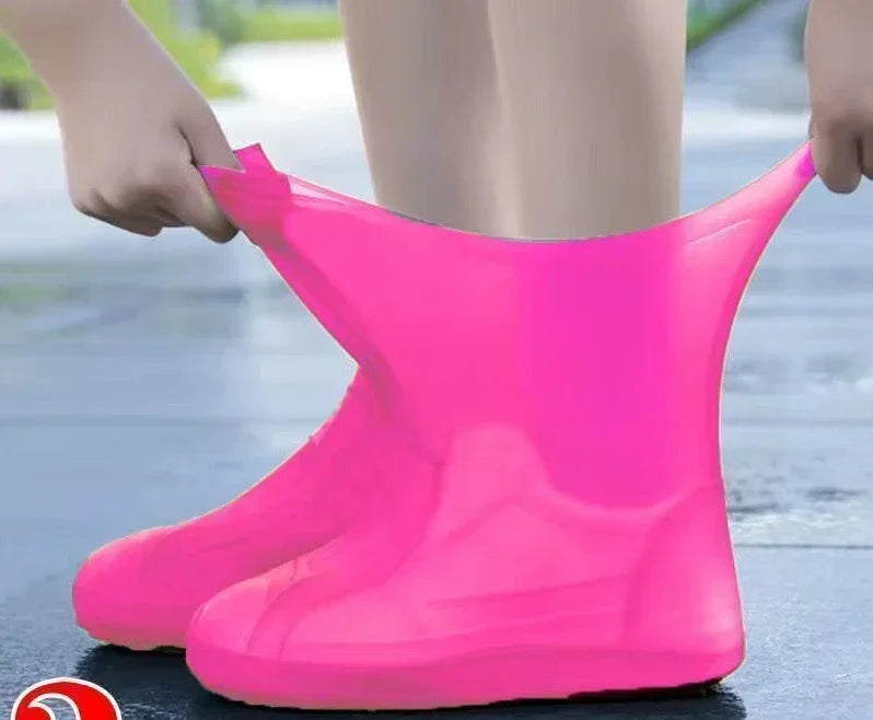 Waterproof Shoe Covers Reusable Rain Overshoes for Adults
