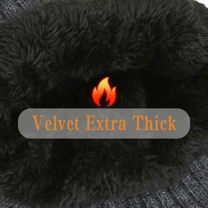 Winter Earflap Hat – Faux Fur Lined Peaked Cap for Outdoor Wear