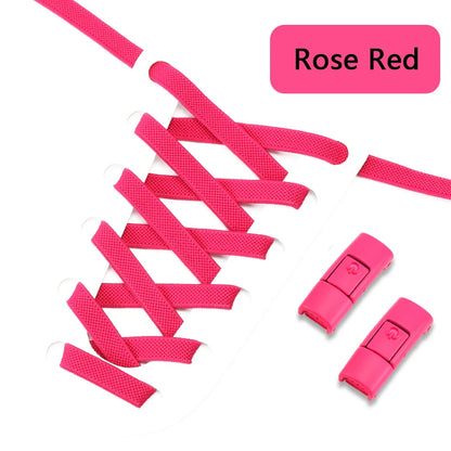 No Tie Shoe Laces with Press Lock for Kids and Adults