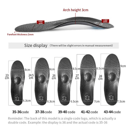 Orthotic Insoles with Arch Support for Flat Feet and Everyday Comfort