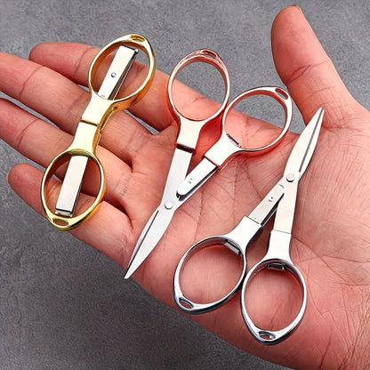 Folding Scissors – Portable Stainless Steel Travel Scissors