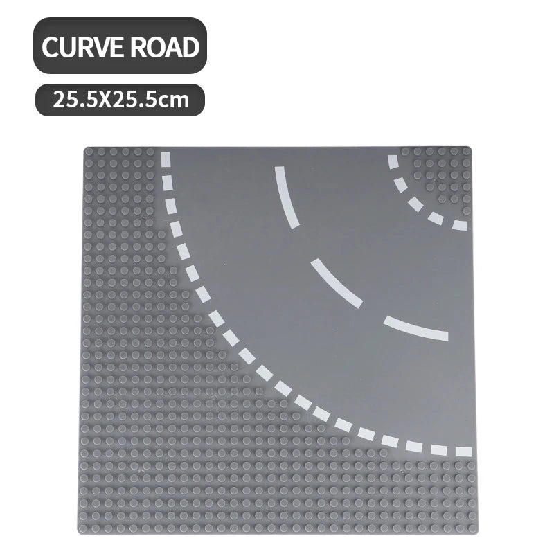 Base Plate 32*32 Building Block Sets City View Traffic Road Figures Construction Toys Bricks Dots Plastic Baseplates For Youths