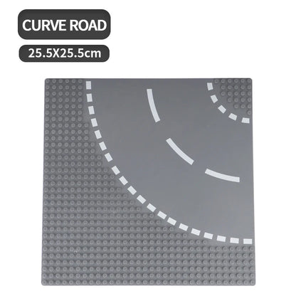 Base Plate 32*32 Building Block Sets City View Traffic Road Figures Construction Toys Bricks Dots Plastic Baseplates For Youths