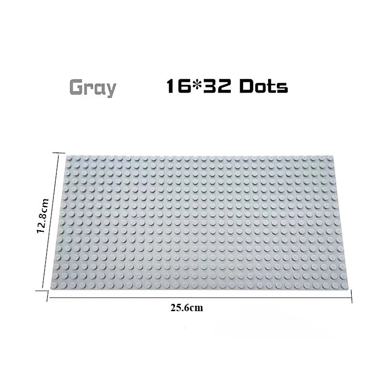 32x32x16x16 Dots Children DIY City Construction Base Plates  Plastic Splice Assembly Building Block Baseplate Entertainment Toys