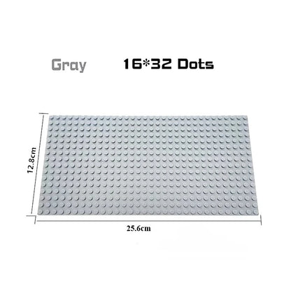 32x32x16x16 Dots Children DIY City Construction Base Plates  Plastic Splice Assembly Building Block Baseplate Entertainment Toys