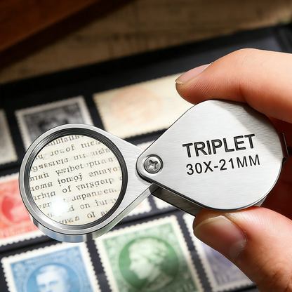 Jewelry Magnifying Loupe – Portable Folding Magnifier for Reading