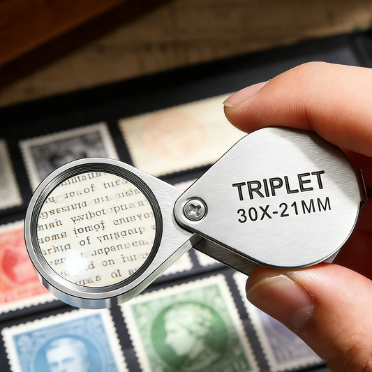 Jewelry Magnifying Loupe – Portable Folding Magnifier for Reading