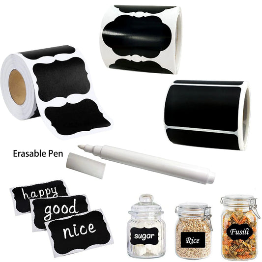 Chalkboard Labels 120-Piece Removable Blackboard Stickers