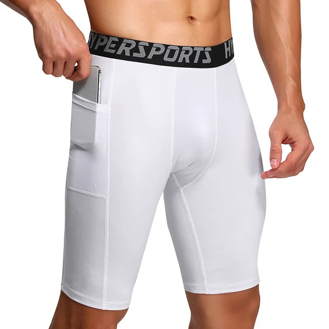 Men's Compression Shorts for Running Gym Workout and Training