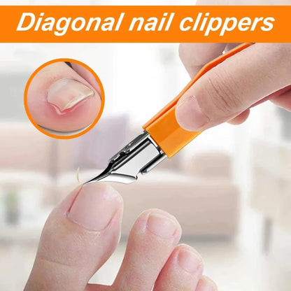 Ingrown Toenail Clippers with 25° Slant Edge Stainless Steel Design