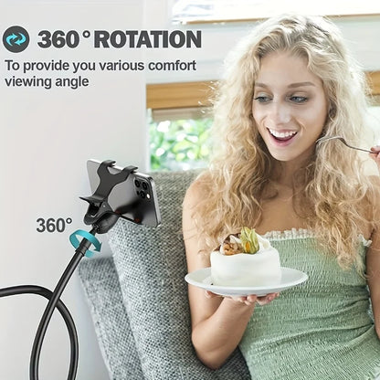 Flexible Phone Holder – Long Arm Gooseneck Bedside Clamp