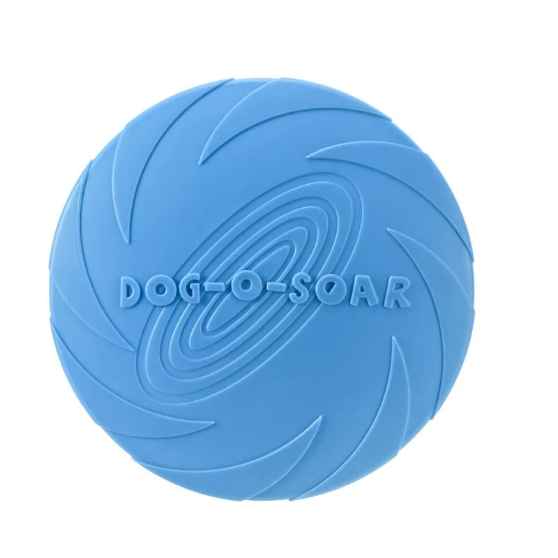 Dog Flying Disc – Rubber Interactive Throwing Toy for Dogs and Cats