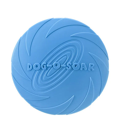 Dog Flying Disc – Rubber Interactive Throwing Toy for Dogs and Cats
