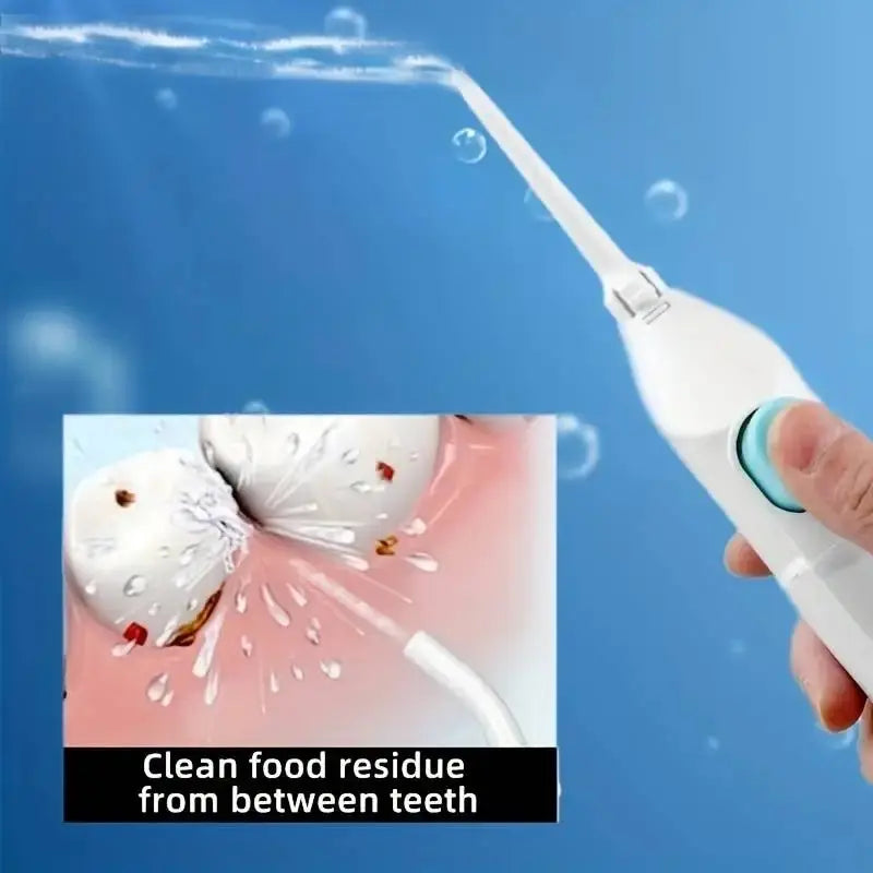 Portable Water Flosser – Manual Oral Irrigator
