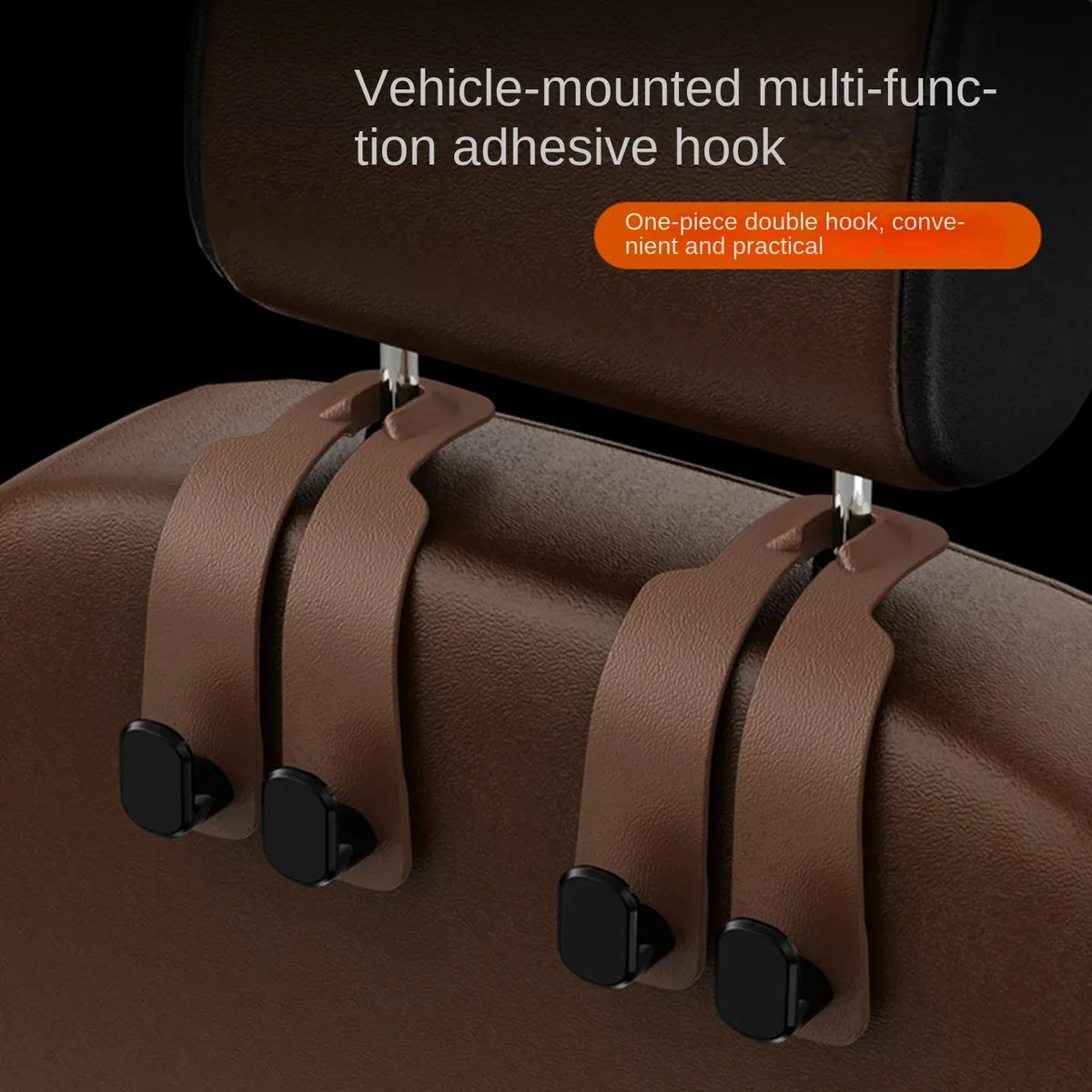 Car Headrest Hook – Universal Seatback Bag Holder