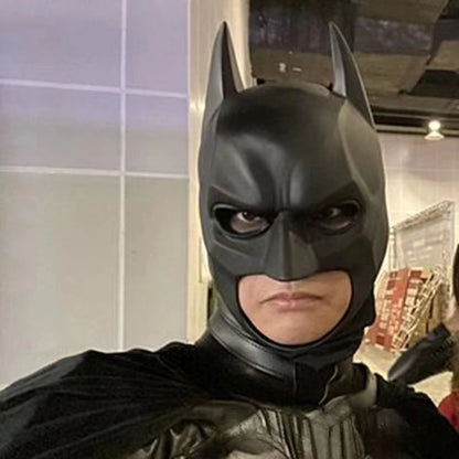 Bat Mask for Men – Latex Cosplay Headgear for Halloween Parties