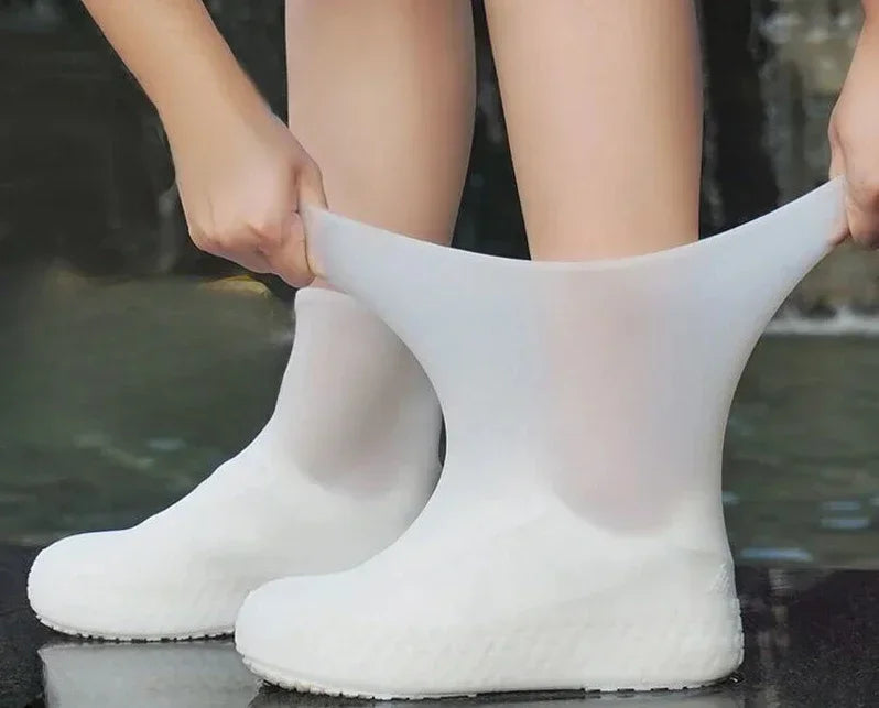 Waterproof Shoe Covers Reusable Rain Overshoes for Adults