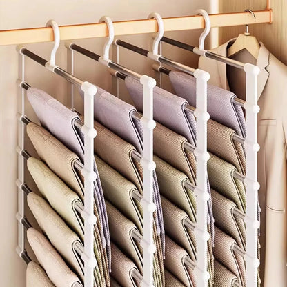 Pants Hanger – Multi Layer Space Saving Closet Organizer