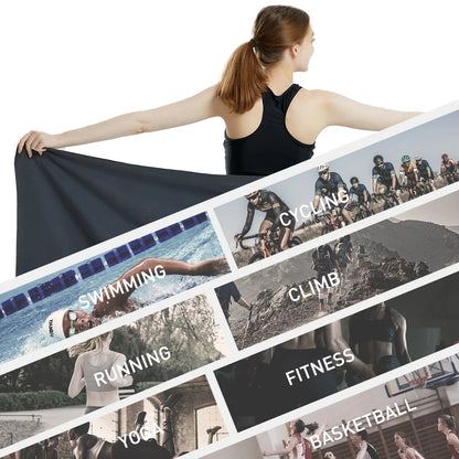 Quick Dry Microfiber Towel for Travel, Beach, Gym & Swimming