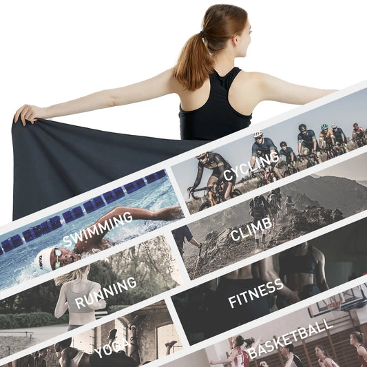 Quick Dry Microfiber Towel for Travel, Beach, Gym & Swimming