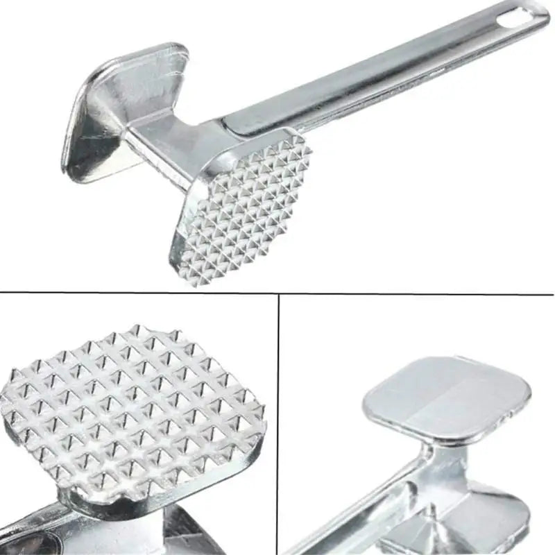 Meat Tenderizer Hammer Zinc Alloy Mallet for Steak Chicken and Pork