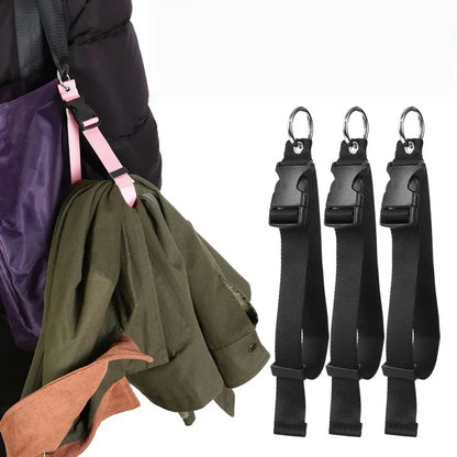 Luggage Backpack Strap with Release Buckle and Add-A-Bag Holder