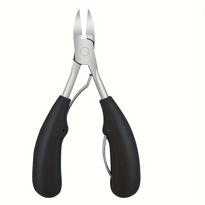Nail Clippers for Thick Nails with Sharp Curved Stainless Steel Blade