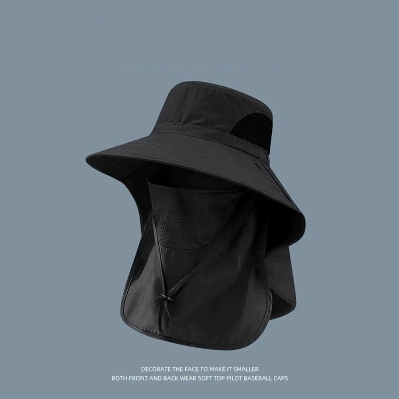 Sun Hat with Neck Flap for Fishing, Hiking & Outdoor Activities