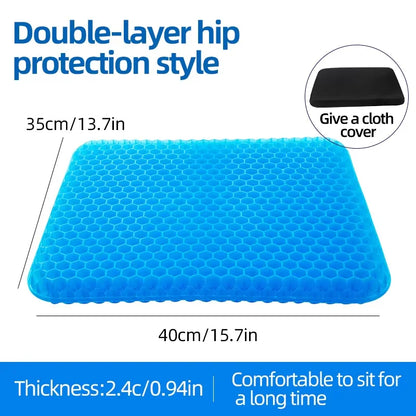 Gel Seat Cushion – Breathable Honeycomb Cushion for Chairs