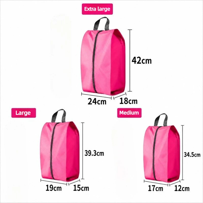 Travel Shoe Storage Bag – Waterproof Zipper Shoe Organizer Pouch
