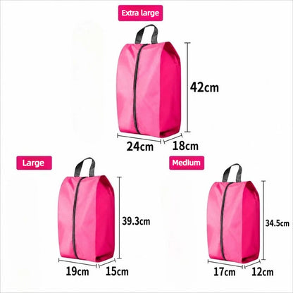 Travel Shoe Storage Bag – Waterproof Zipper Shoe Organizer Pouch