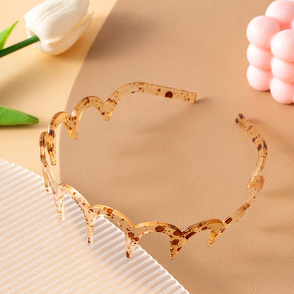 U Shape Headband Non Slip Teeth Hair Hoop for Fluffy Hair Volume